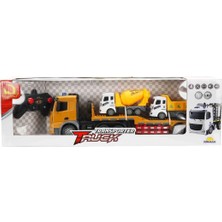 1:18 Suncon Sesli ve Işıklı USB Şarjlı Uzaktan Kumandalı Taşıyıcı Kamyon 50 cm S00004326