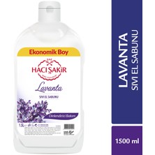 Hacı Şakir Lavanta Dinlendirici Bakım Sıvı El Sabunu 1500 ml Yerli Üretim Özelliğiyle