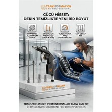 Aylina Mey Ithalat® Profesyonel Metal Hava Üfleme Tabancası Seti - 21 cm Uzun ve Kısa Nozul Kompresör Ucu 723153