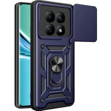 MarkEntegra Newface Xiaomi Redmi Note 15 4g Pars Lens Yüzüklü Silikon - Lacivert