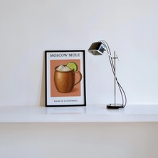 Ninastore Moscow Mule Baskısı, Minimalist Kokteyl Posteri, Klasik Kokteyl Sanatı, Minimalist, Zarif,