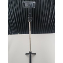 Telkur Taşınabilir 6 Bölümlü Uzatılabilir Tripod Standı – 360° Döndürülebilir Selfie Montajlı, Hafif ve Sökülebilir Telefon Tutucu F01