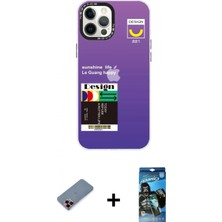 İlk El Grup Pilelistore™ iPhone 12 Pro Max Kılıf Siluet Çizgi Koleksiyonu - Siyah 34D Izgaralı Cam + Metal Kamera Lens Koruma Cam - Kı