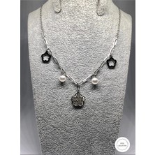 Carette De Terre Silver Renk Charmlı Çelik Kolye