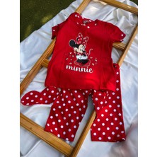 bebexy Mınnıe Mause Kırmızı Pijama Takımı
