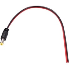 Zerzembe Güvenlik Kamerası 12V Dc Erkek Power Jack Dc Jak Kablo Bağlantı Kablosu 5 Adet
