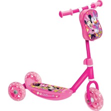 Disney Minnie Mouse Ilk Scooterım Figürlü, Çantalı, Üç Tekerlekli Çocuk Scooter