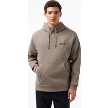 Boss Erkek Yeşil Sweatshirt