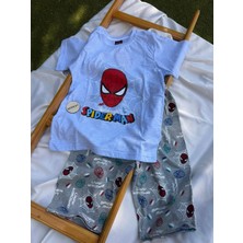 bebexy Spider-Man Gri Pijama Takımı