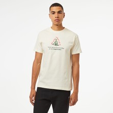The Hundreds Flame Wildfire Erkek Krem Rengi T-Shirt