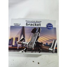 Telkur Premium Gidon Telefon Sabitleyici Motosiklet & Bisiklet Telefon Tutucu (Bracket)