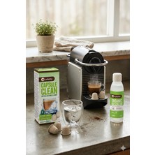 Cafetto Capsule Clean Nespresso Uyumlu Kahve Makinesi Temizleme Kapsülü + Organik Kahve Makinesi Kireç Çözücü Sıvı 250ML (Avantajlı Set)