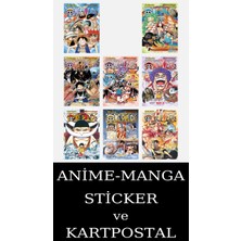 Gerekli Şeyler Yayıncılık One Piece 51-53-54-55-56-57-58-59 Manga Seti (8 Kitap) / Anime-Manga Sticker ve Kartpostal Hediyeli