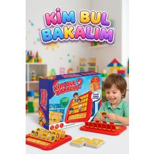 Farbu Oyuncak Kim Bul Bakalım! 2 Kişilik Insanlı ve Hayvanlı 32 Karakterli 4 Oyun Kartlı Eğitici Tahmin Etme Oyunu