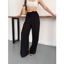 Vess Moda Beli Lastikli Geniş Paçalı Palazzo Pantolon