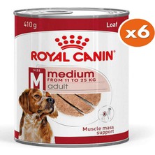 Royal Canin Medium Adult Soslu Konserve (Orta Irk Köpekler Için Sindirim ve Deri Destekli Yaş Mama) 6'lı Paket