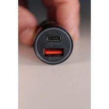 Telkur 20W Hızlı Araç Şarj Cihazı | Qualcomm 3.0 & Pd Destekli USB (FR-C21)