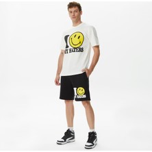 Market Smiley Haters Erkek Siyah Şort
