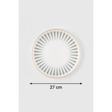 6'lı Valencia Servis Tabak 27CM Dijital Sierra Rinart