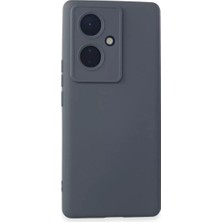 MarkEntegra Newface Vivo V29 Lite Kılıf Nano Içi Kadife Silikon - Gri