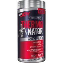 Bigjoy Sports 120 Kapsül Termojenik Kompleks Ürün Bigjoy Thermonator Ripped Yetişkinler İçin