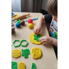 Nezih Home Minecraft Temalı 6 Parça Kurabiye ve Oyun Hamuru Kalıp Seti