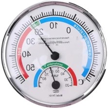Calperia -30°c ile +50°c Arası Sıcaklık ve Nem Ölçer Termometre - 12.5 cm Çap