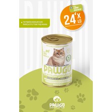 Pawgo Avantaj Serisi | Kuzulu | Yetişkin | Parça Etli | Kedi Yaş Mama | 400G x 24