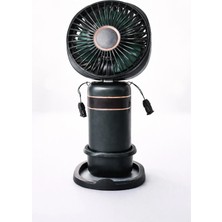 Telkur Taşınabilir Mini Fan – Şarjlı, Sessiz ve Güçlü Serinletici Fan (Yeşil) (S21)