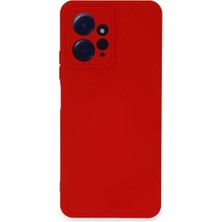 MarkEntegra Newface Xiaomi Redmi Note 12 4g Kılıf Nano Içi Kadife Silikon - Kırmızı