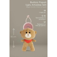 Budizzz Beyaz Gürültü Cihazı | Pışpışlı & Ninnili Ayıcık Uyku Arkadaşı