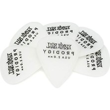 MarkEntegra Ernie Ball Standart Penalar, 2.0 Mm, Beyaz, 6'lı Paket
