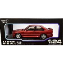 Hobbiez World 1/24 M3 Kırmızı Model Araba Eğlenceli Tasarım ile Strateji ve Zeka Geliştirici Oyun