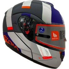 mt Atom Sv Gorex Çene Açılır Motosiklet Kaskı
