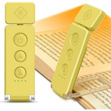 Glocusent 12 LED Şarjlı Kitap Okuma Işığı - 5 Renk & 5 Parlaklık Seviyesi