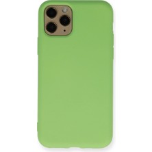 Die Grup Buğz Iphone 11 Pro Kılıf Nano Içi Kadife Silikon - Yeşil