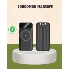 Nevamel® 10000 Mah Kablosuz Powerbank – 15W Hızlı Şarj  Type-C Çoklu Çıkışlı