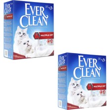 Ever Clean Multiple Cat 10 lt 2'li Kedi Kumu + 4 Adet Supreme Mama Hediye