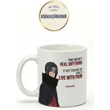 Desene Bak Itachi Uchiha Baskılı Seramik Hediye Kupa Bardak Kişiye Özel Kişiselleştirilebilir Anime