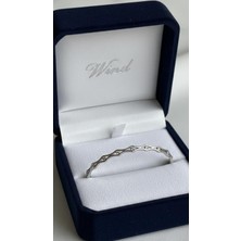 Wind Silver Tasarım Unisex Bileklik 925 Ayar