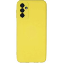 MarkEntegra Newface Samsung Galaxy M23 Kılıf Nano Içi Kadife Silikon - Sarı