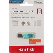 Sandisk Ixpand Flash Drive Flip 64GB, Mint Color