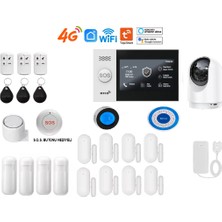 Obiem Akıllı Güvenlik Alarm Sistemleri + Dış Mekân Ptz Hd Kamera - Ev ve Iş Yeri Orta Plus