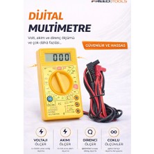 Freed Tools Profesyonel Dijital Multimetre – Voltaj, Akım, Direnç ve Diyot Test Cihazı