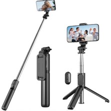 Telkur Uzatılabilir Katlanabilir Telefon Tripodu – 360° Döner, Hafif ve Taşınabilir Profesyonel Selfie Standı