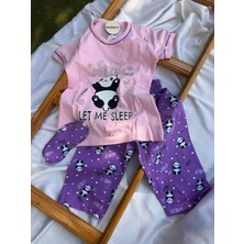 bebexy Panda Desenli Pembe Pijama Takımı