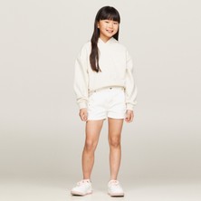 Tommy Hilfiger Varsity Hoodie Kız Çocuk Kahverengi Sweatshirt