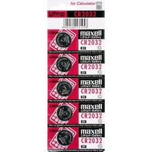 Die Grup Buğz Maxell CR2032 3V Lityum Düğme Pil 5'li Paket