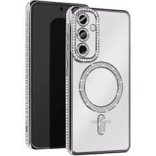 Sylar Samsung Galaxy A56 Joke Simli Magneticsafe Kılıf - Gümüş