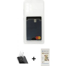 Pileli Store Pilelistore™ Galaxy A33 5g Kılıf Doruk Klasik Koleksiyonu - Siyah Mat Seramik Nano Ekran Koruyucu + Kamera Lens Koruma Cam - Sf